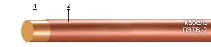 Кабель ПЭТВ-2 1,8