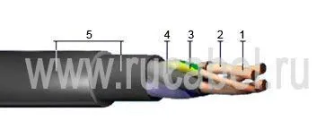 Кабель КГОТ 2х1+1х1
