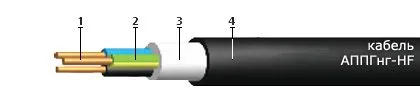 Кабель АППГнг-HF 5х240