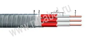 Кабель КПБП-90 3х50,0